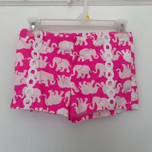 Lilly Pulitzer Elephant Print Shorts